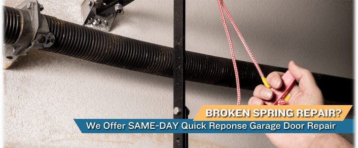 Broken Garage Door Spring Roseville CA